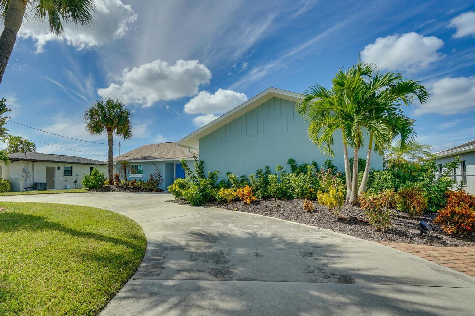 Beachy Cape Coral Home - Swim, Fish, Boat! Exteriör bild